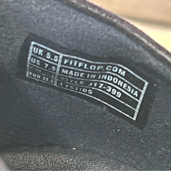 FitFlop Blue Suede Loafer with Tassel Size 7.5 - Picture 8 of 8